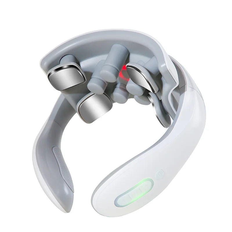 Portable Smart Neck Massage Device for Cervical Health with Heating and Compression Features
